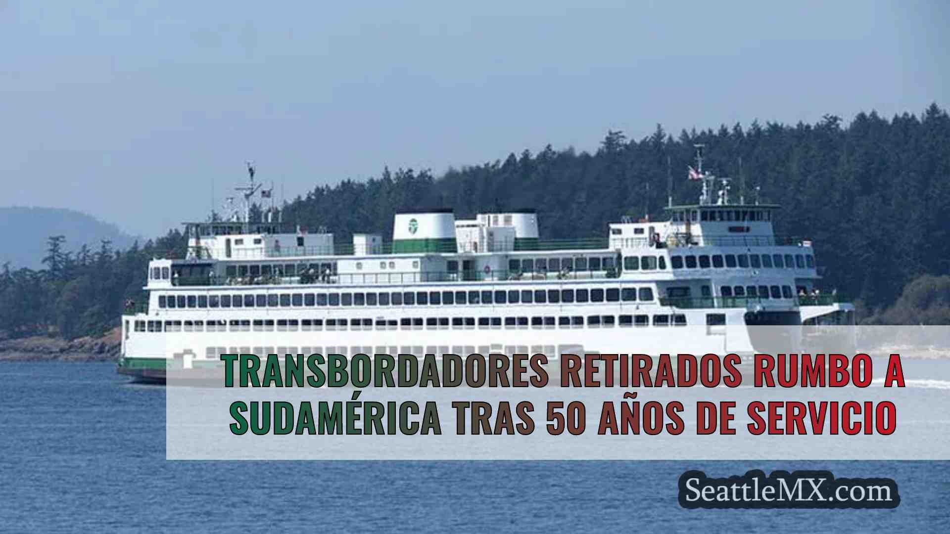 Transbordadores retirados rumbo a