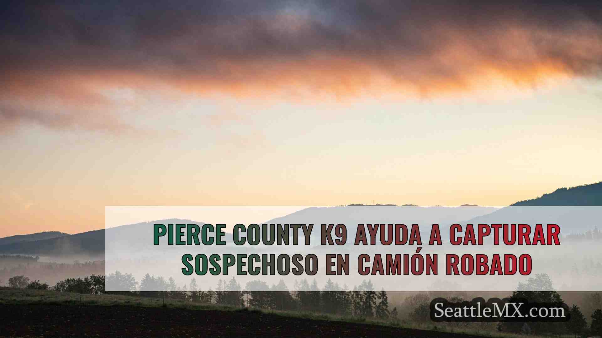 Pierce County K9 ayuda a capturar