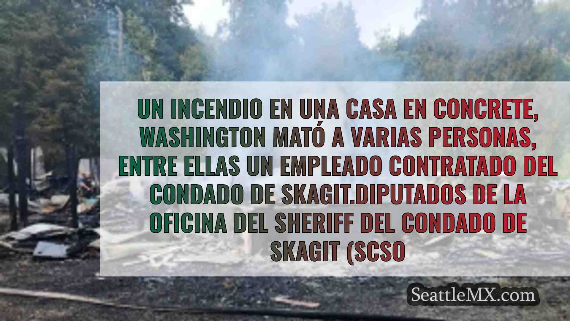 Un incendio mortal en una casa de