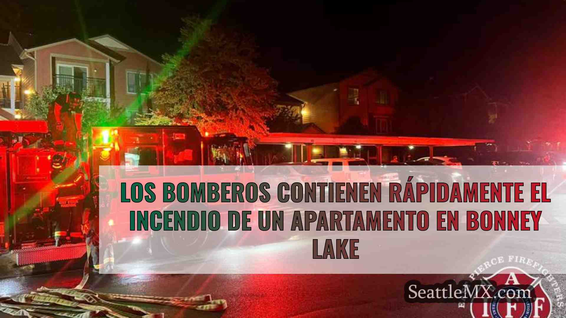 Los bomberos contienen rápidamente el