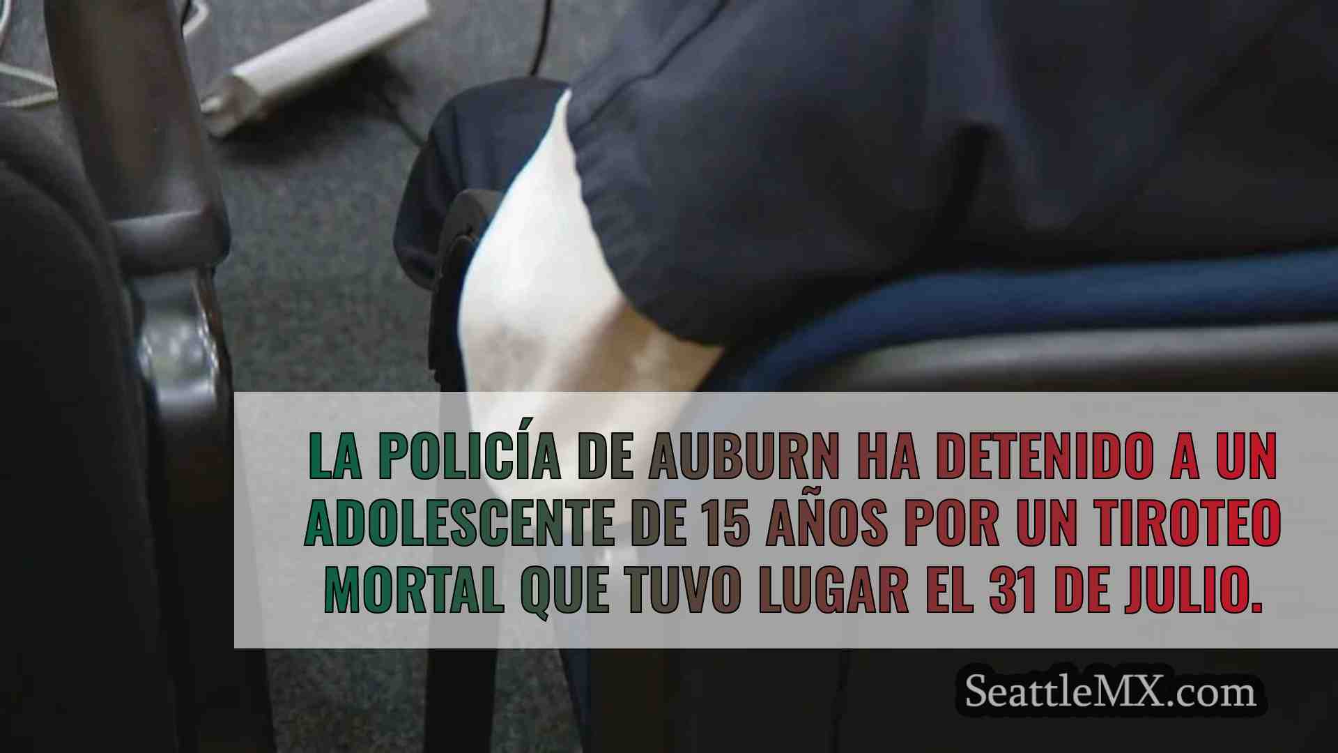La policía de Auburn detiene a un chico