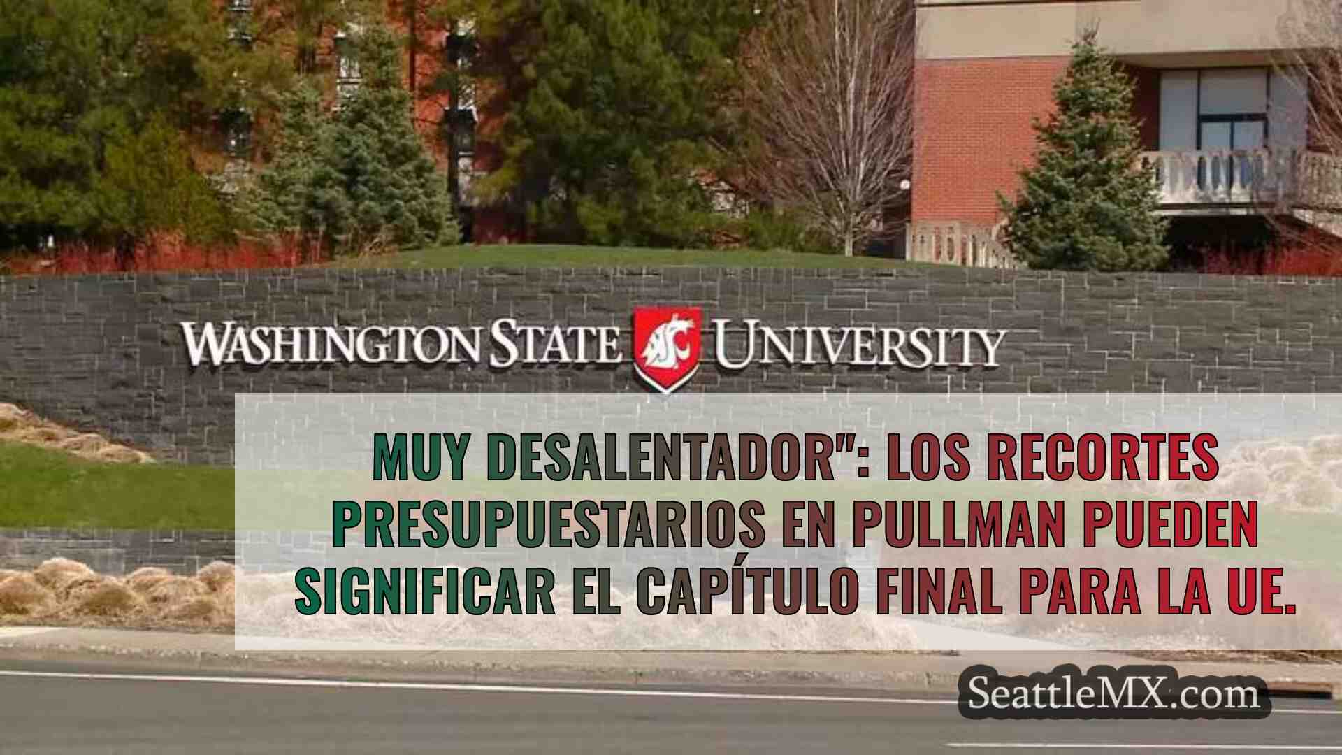 Muy desalentador: los recortes