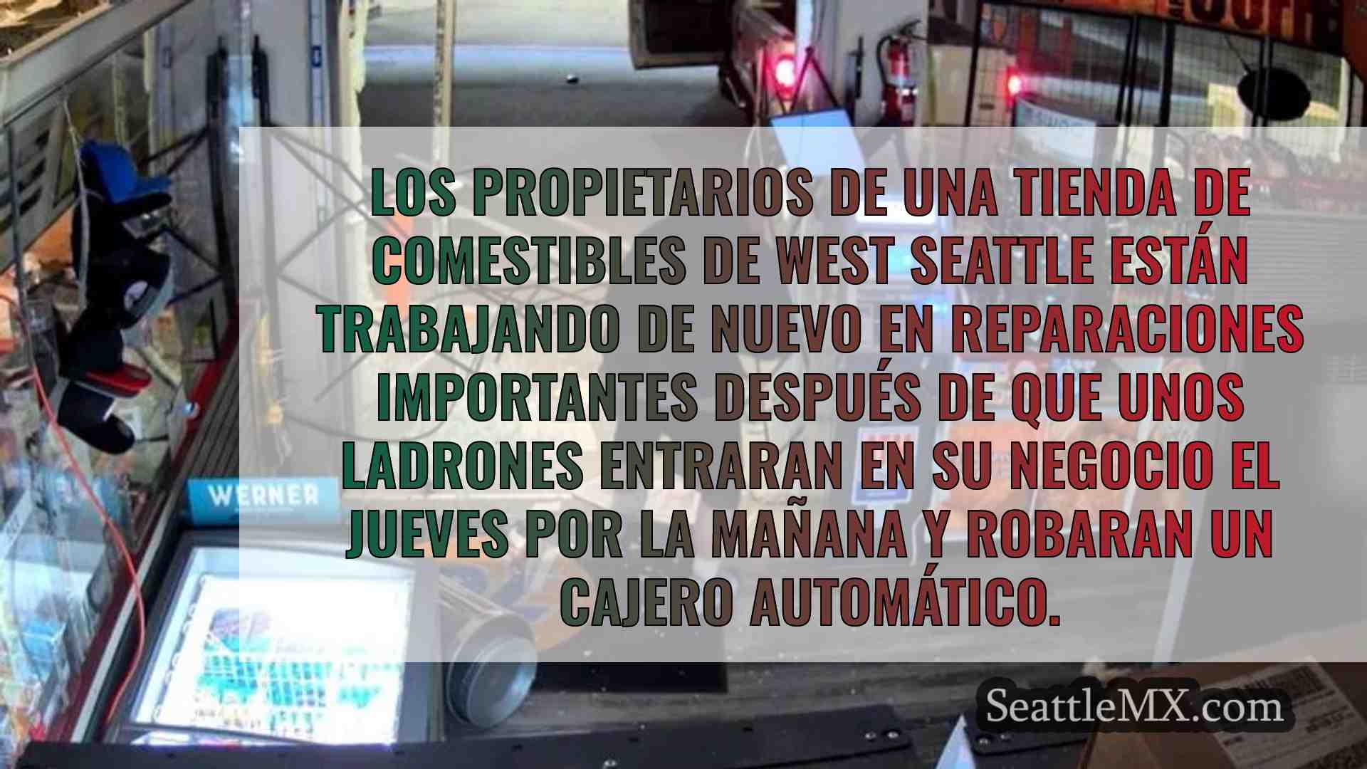 VIDEO: Ladrones roban cajero automático