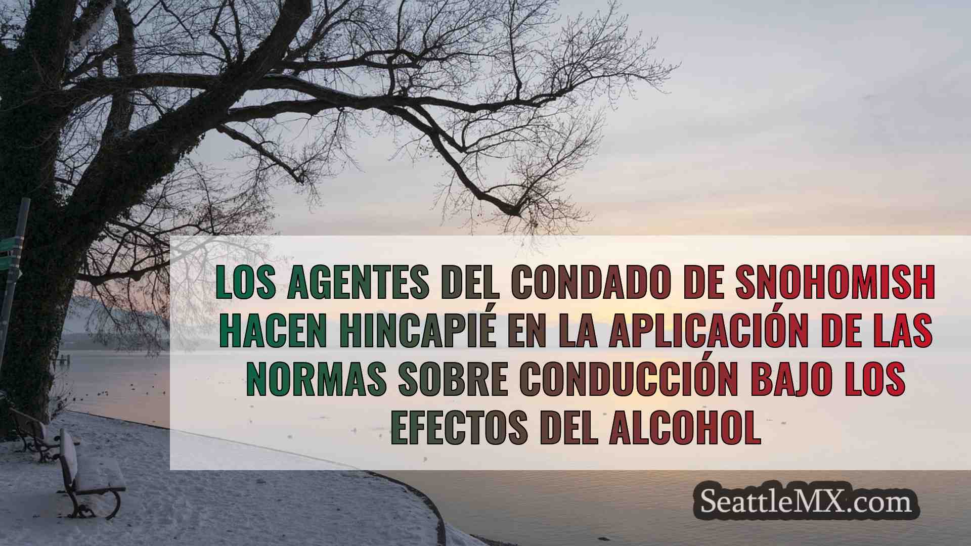 Los agentes del condado de Snohomish
