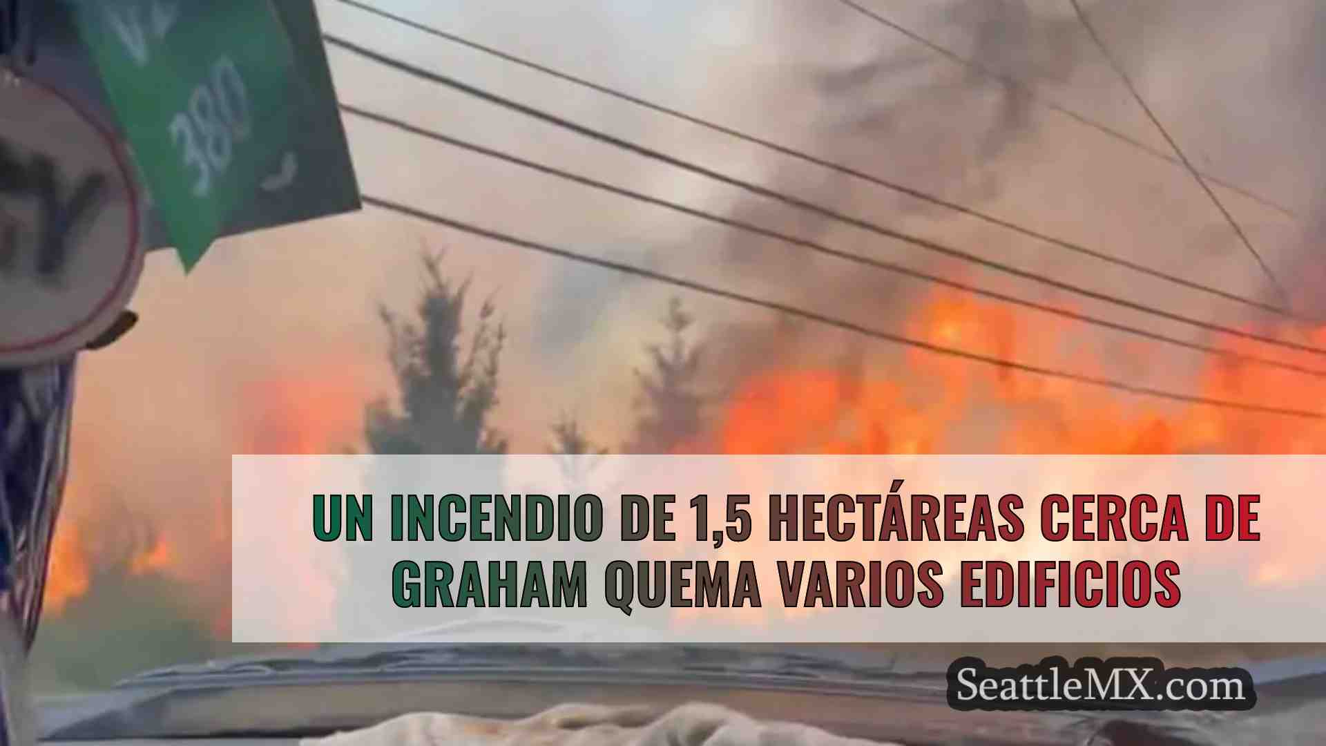 Un incendio de 1,5 hectáreas cerca de