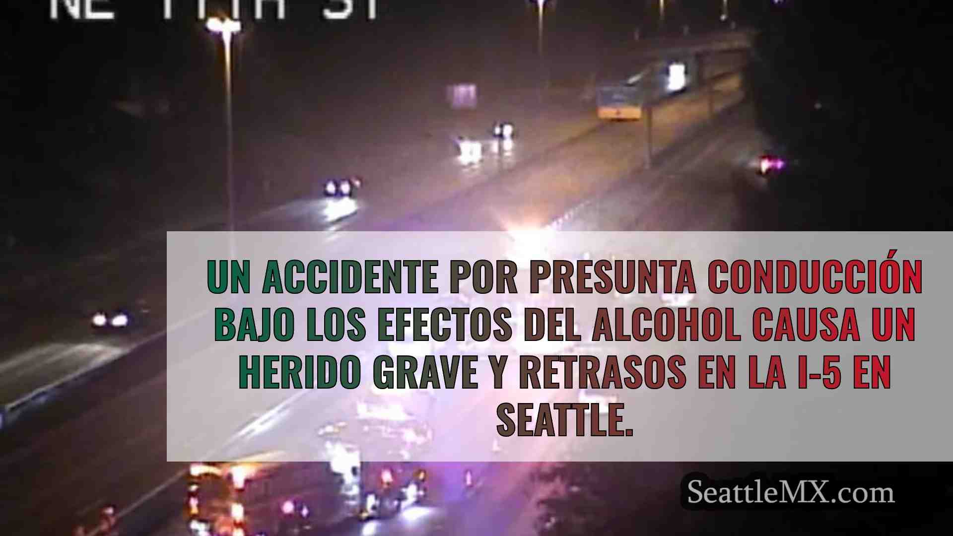 Un presunto accidente por conducir bajo