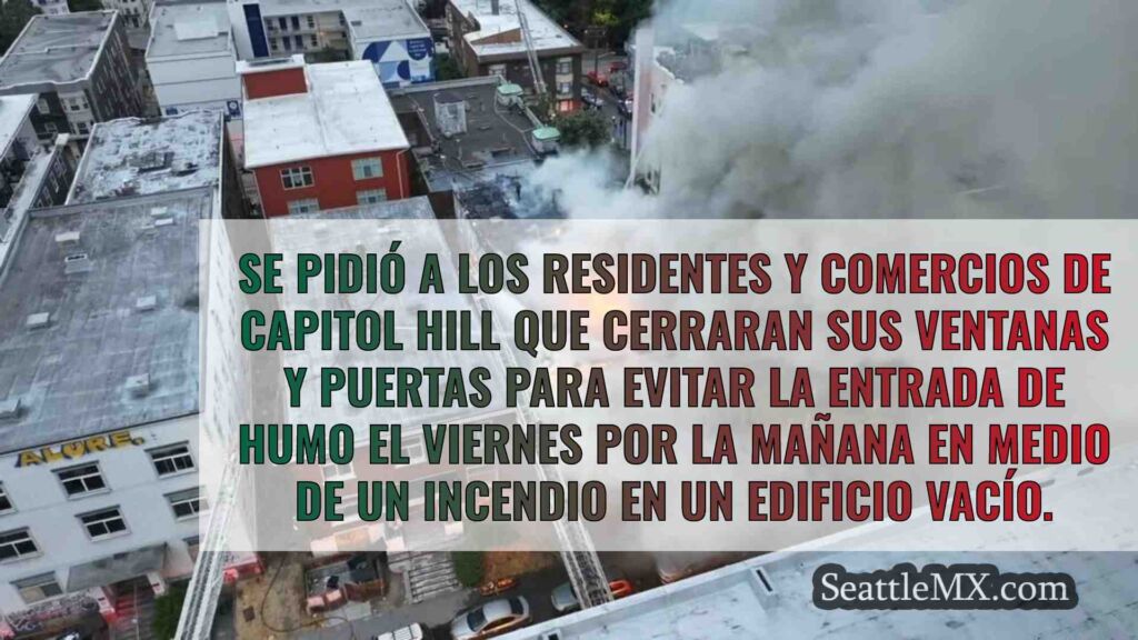 Los bomberos de Seattle pasan la mañana