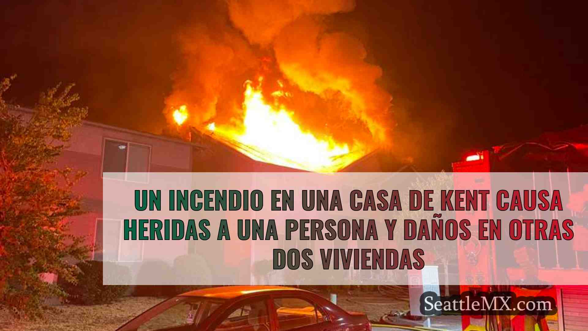 Un incendio en una casa de Kent causa