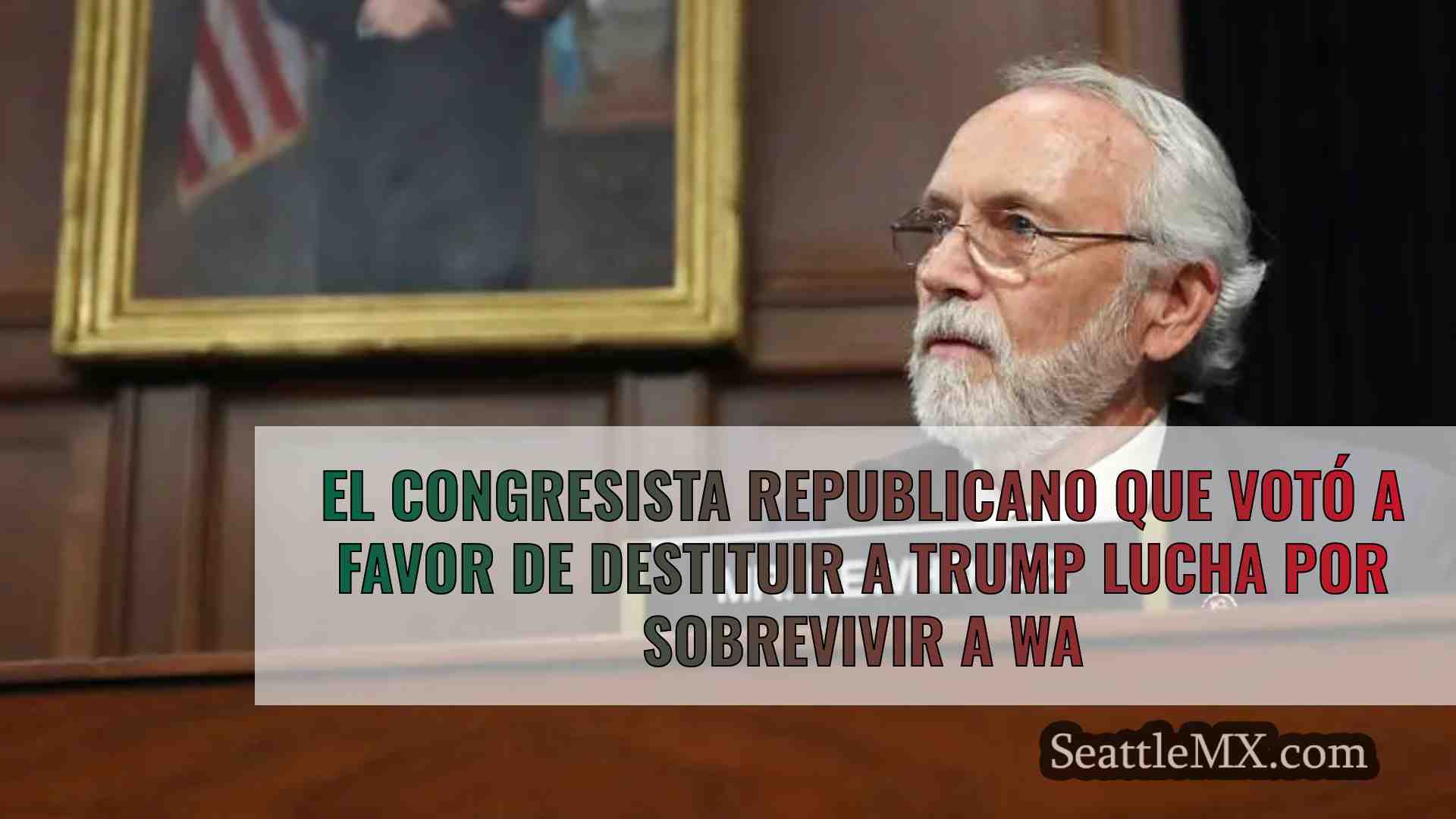 El congresista republicano que votó a