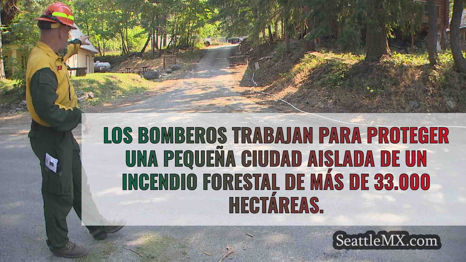 Las cuadrillas trabajan para proteger