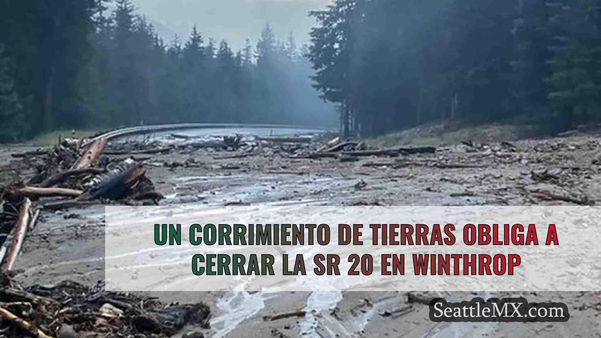 Un corrimiento de tierras obliga a
