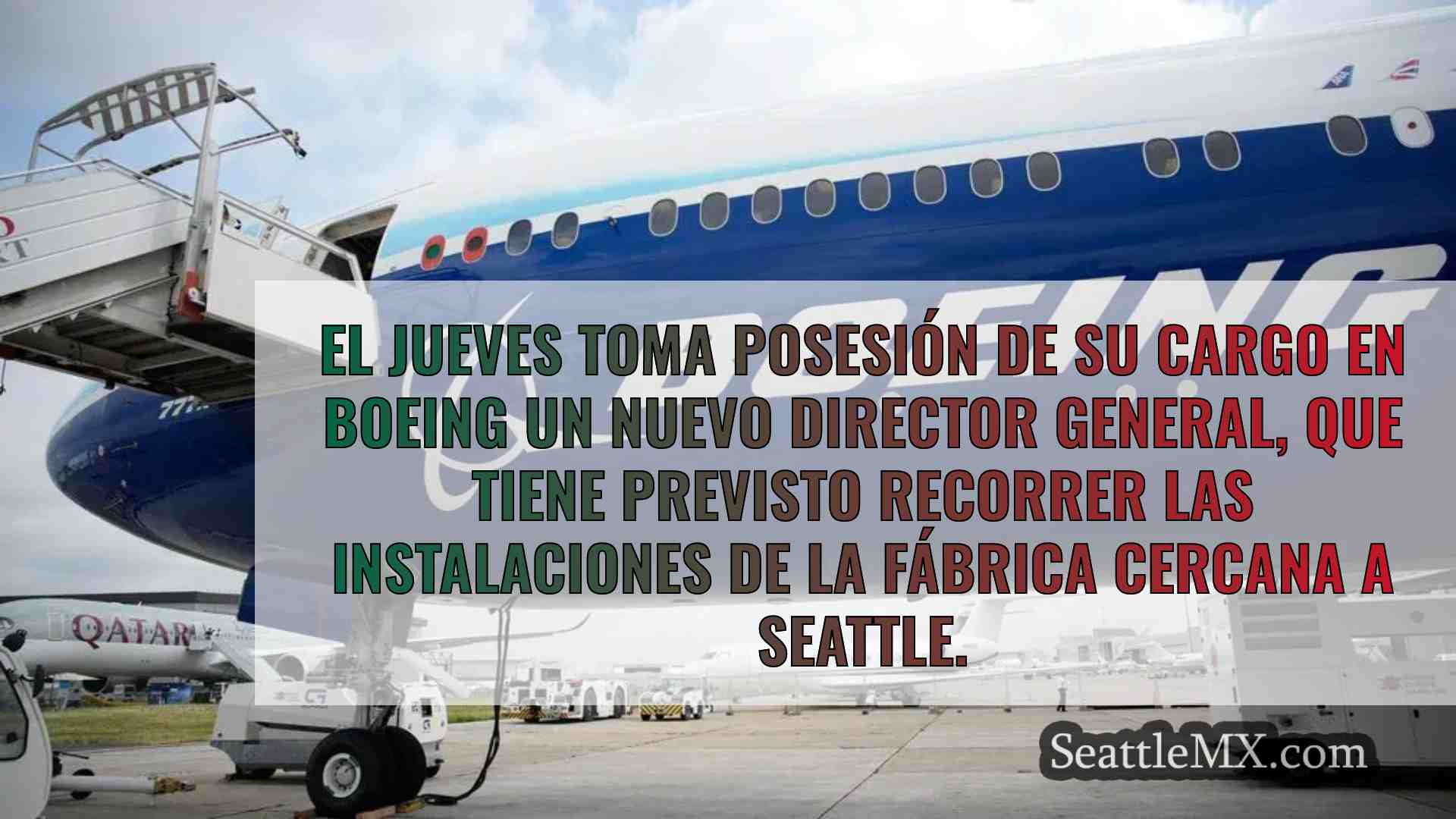El nuevo CEO de Boeing visita la
