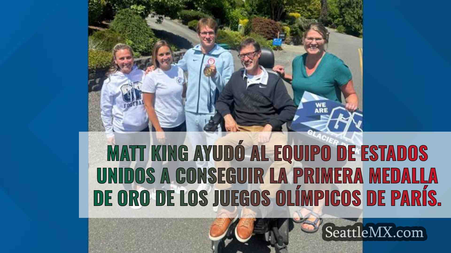 El olímpico Matt King visita el Glacier