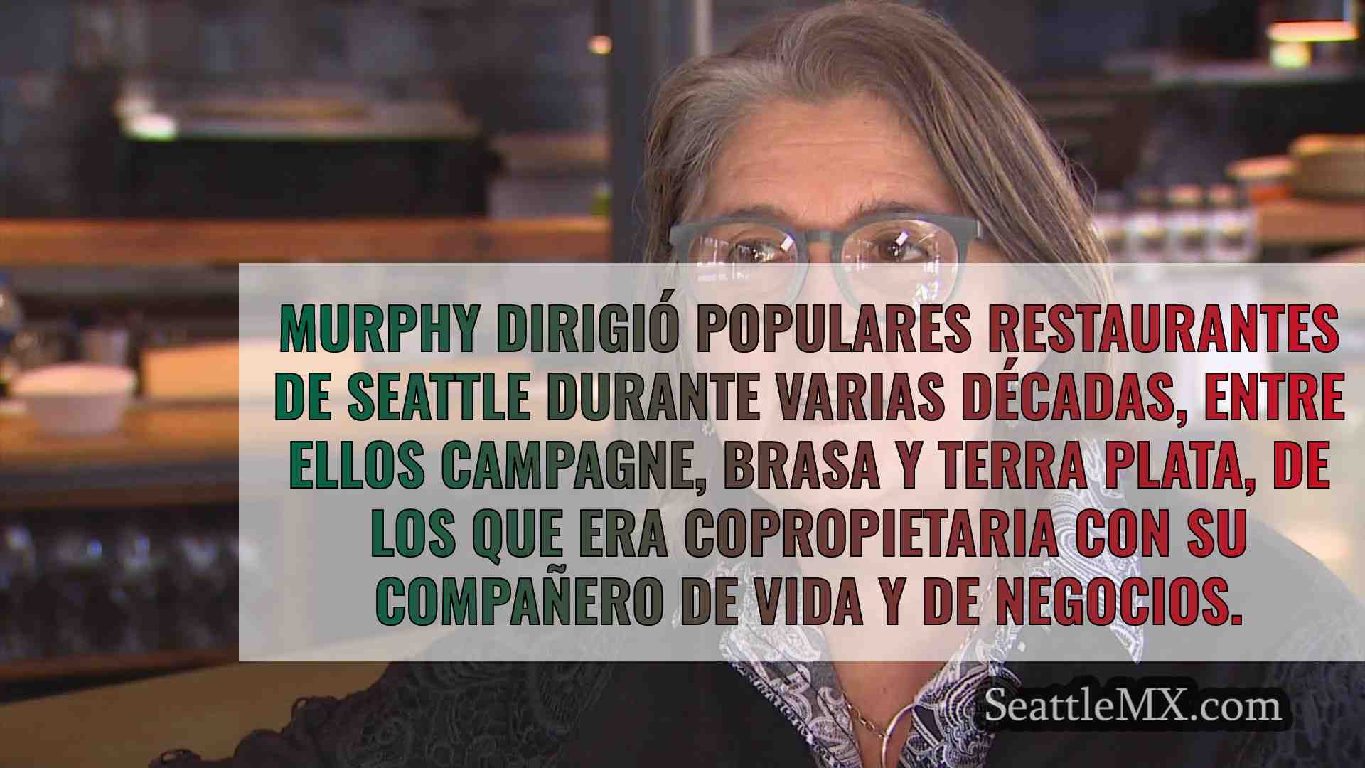 Tamara Murphy, chef galardonada con el