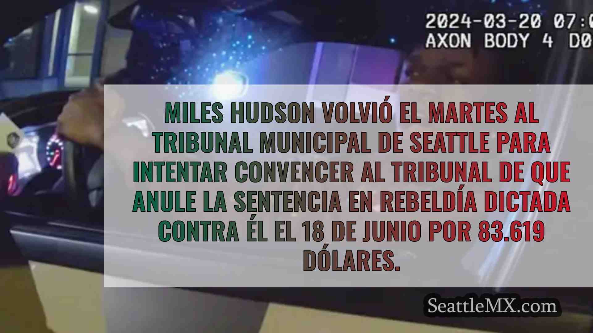 Renton emite una orden de arresto por