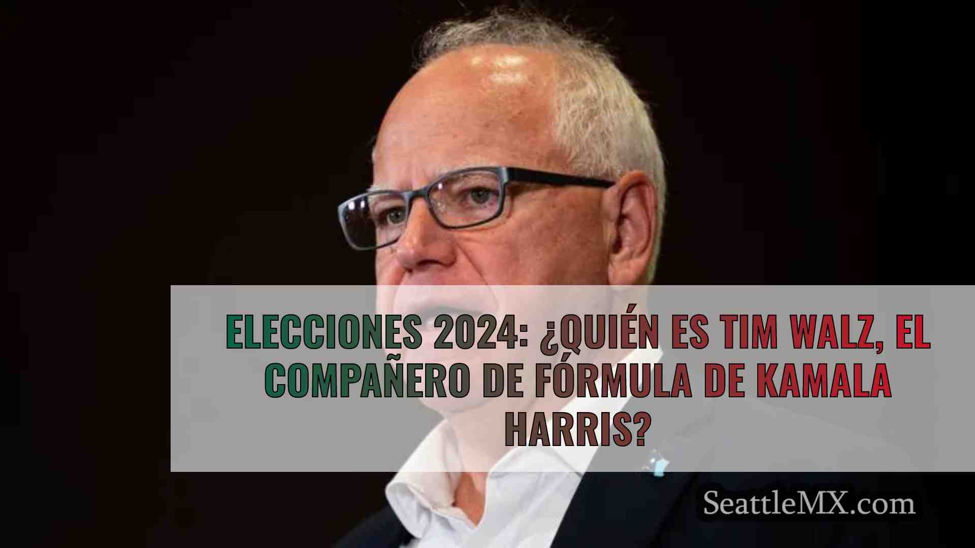 Elecciones 2024: ¿Quién es Tim Walz, el