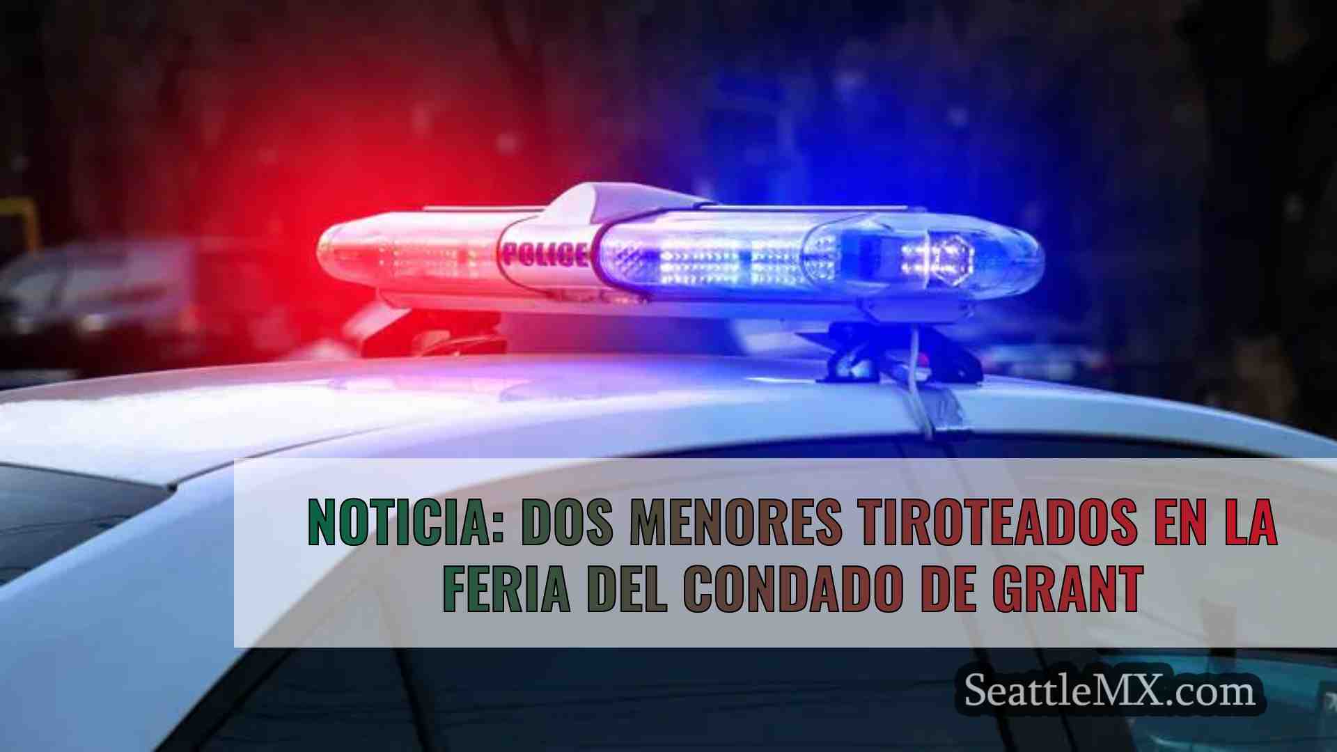 NOTICIA: Dos menores tiroteados en la