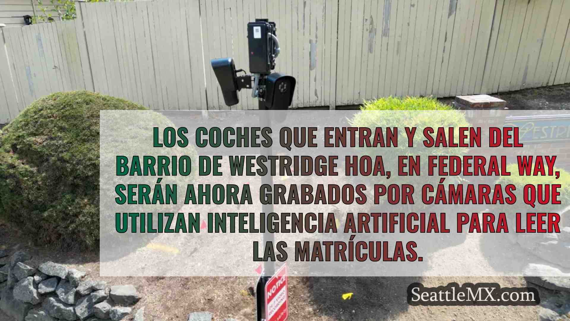 Federal Way HOA despliega cámaras de