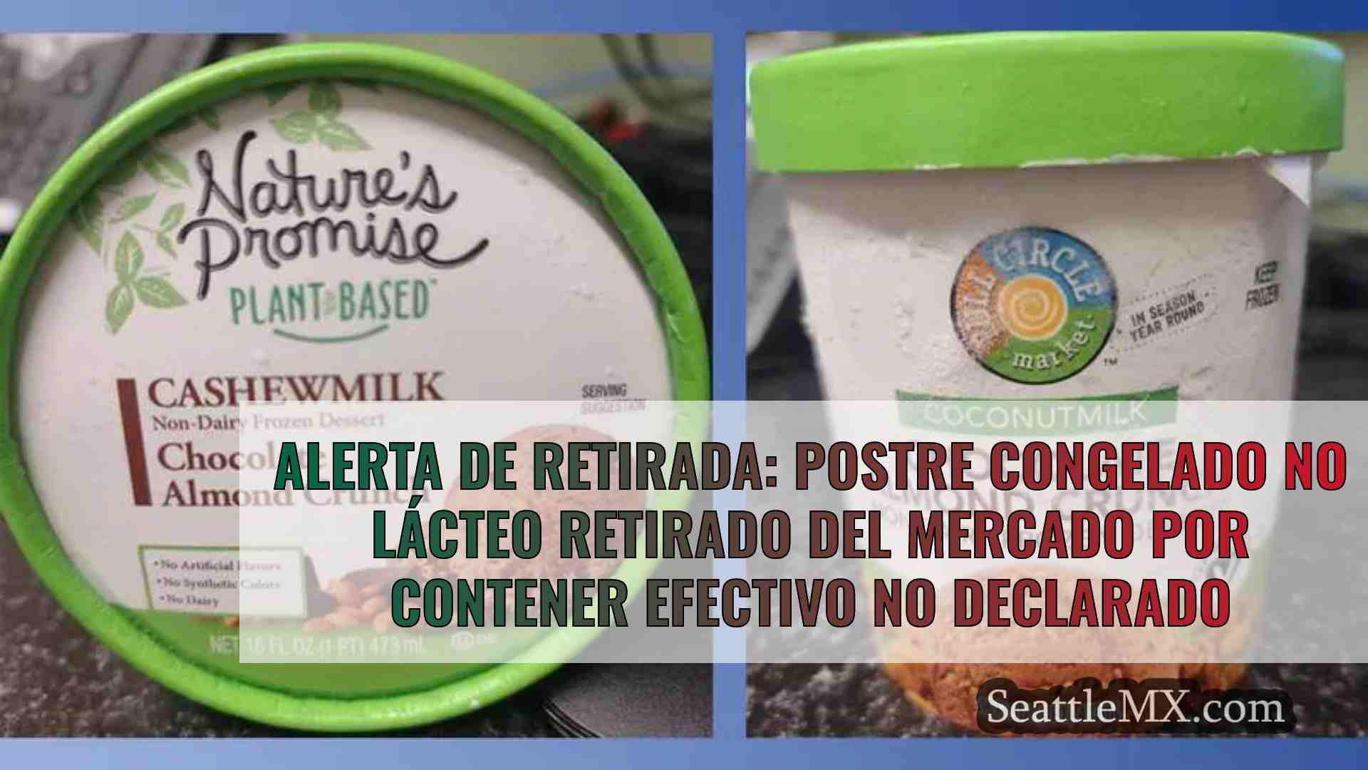 Alerta de retirada: Postre helado no