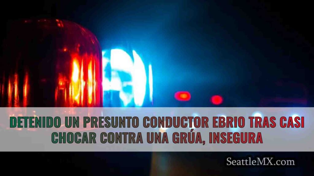 Detenido un presunto conductor ebrio