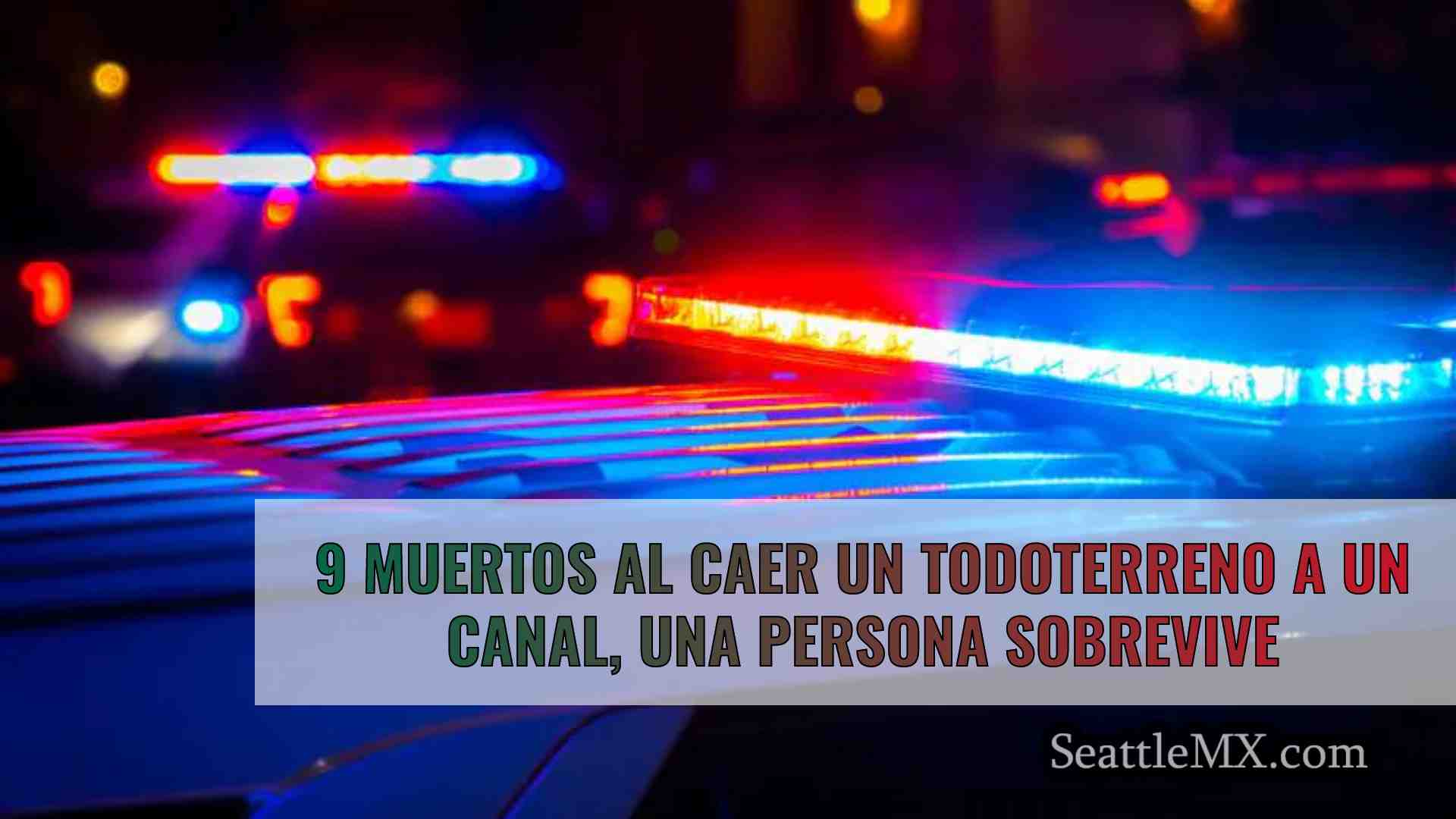 9 muertos al caer un todoterreno a un