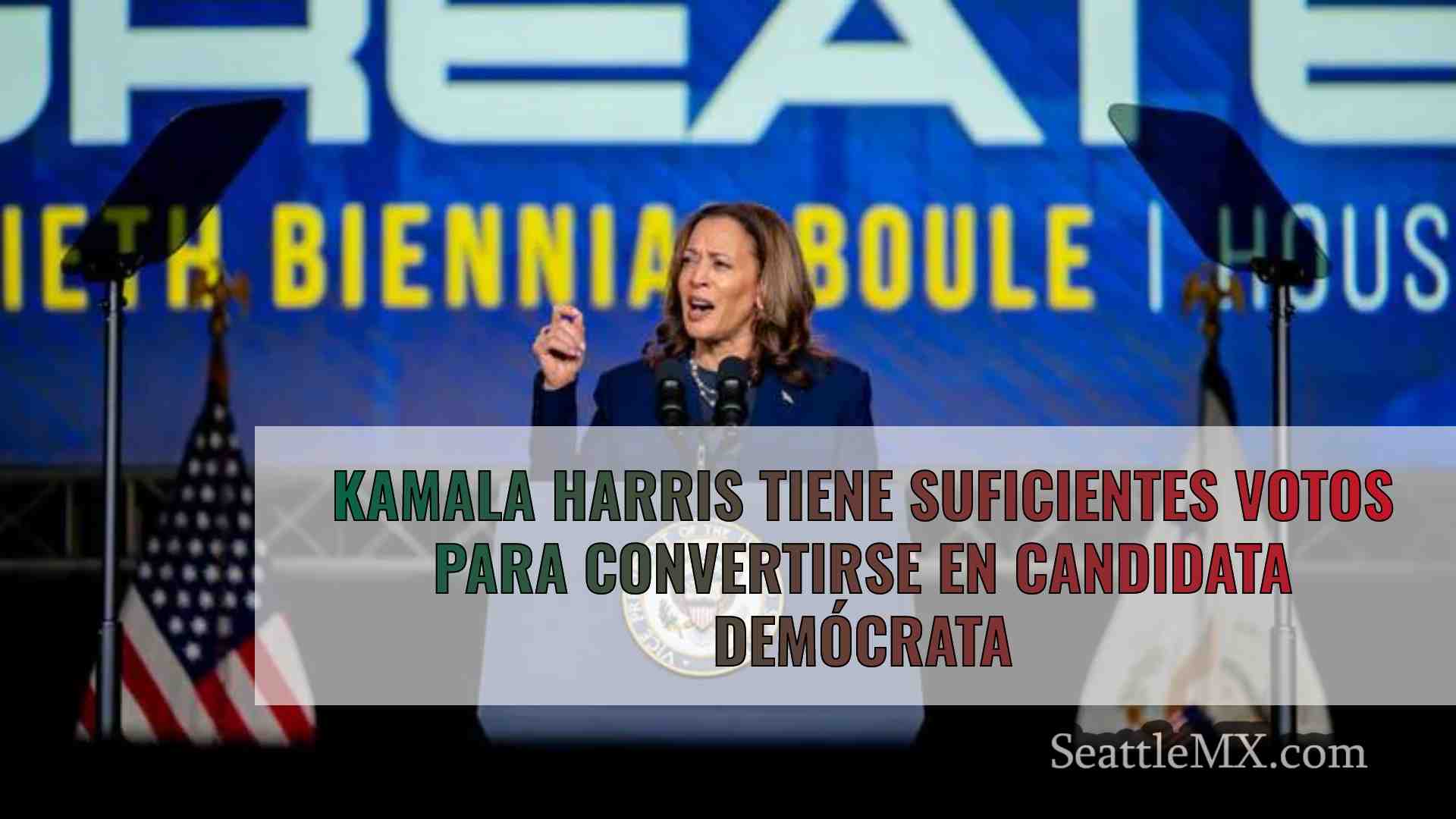 Kamala Harris tiene suficientes votos