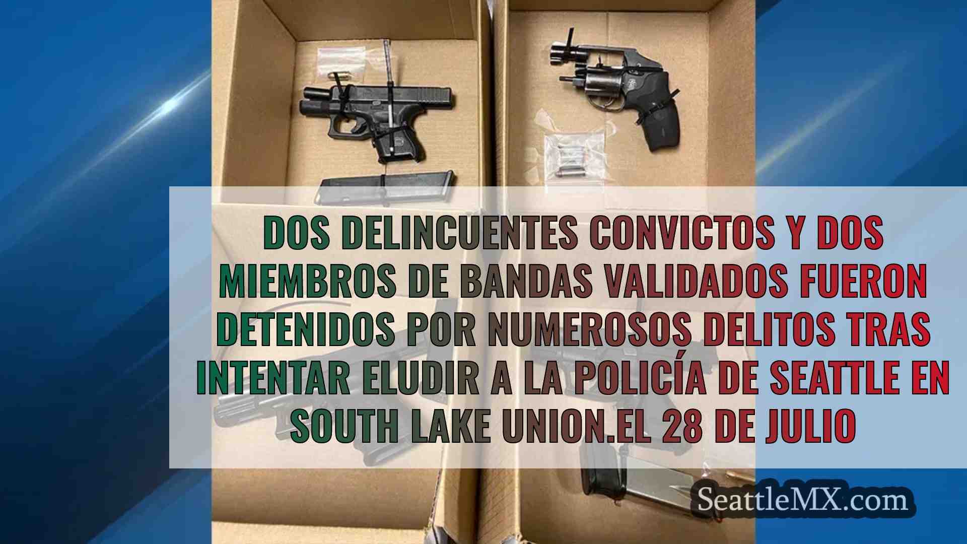 Delincuentes armados y miembros de
