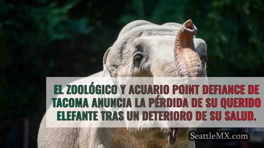 El zoo Point Defiance de Tacoma llora