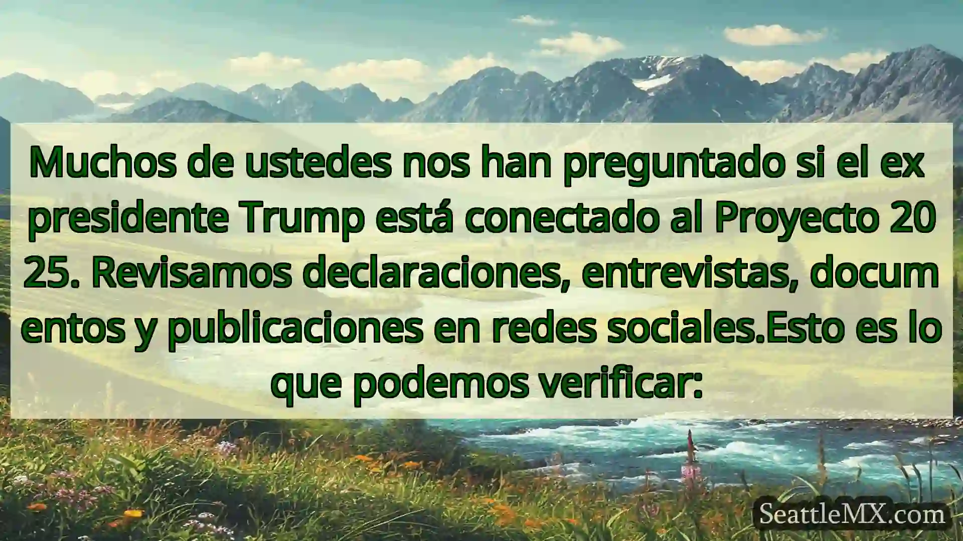noticias de seattle Muchos de ustedes nos han