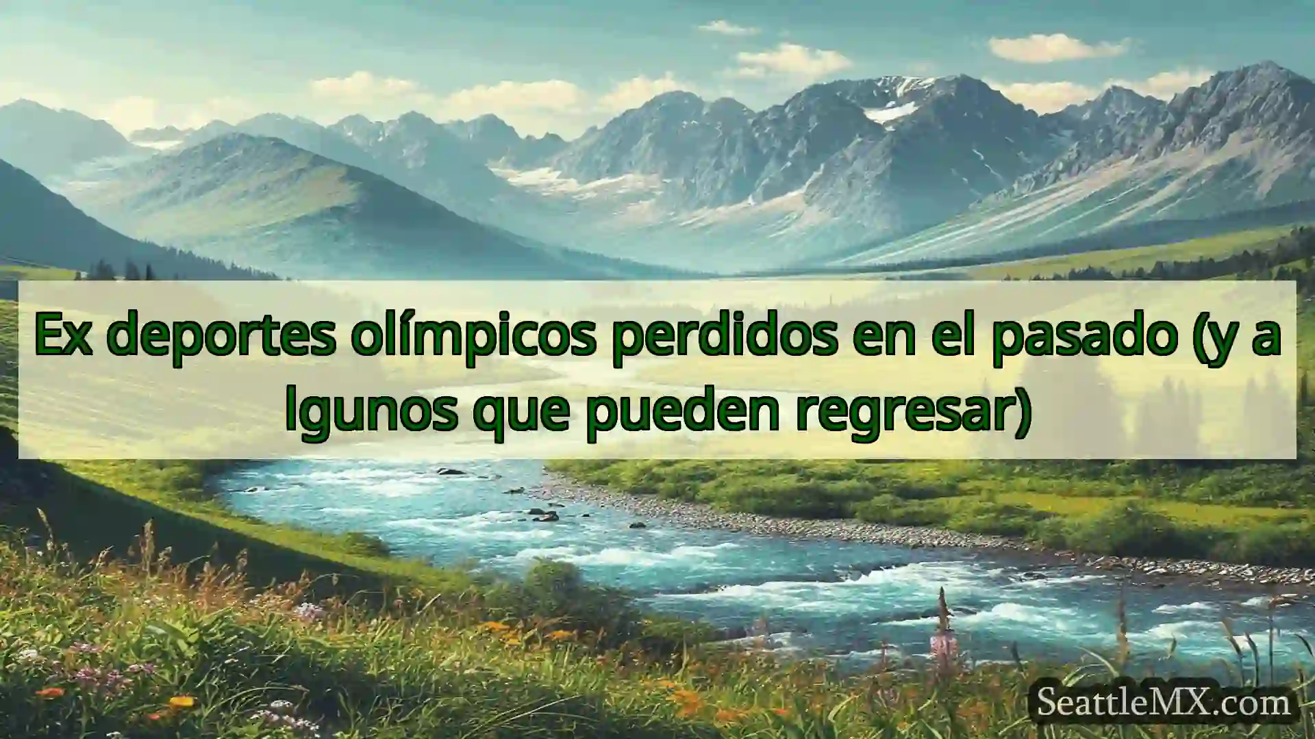 noticias de seattle Ex deportes olímpicos perdidos en