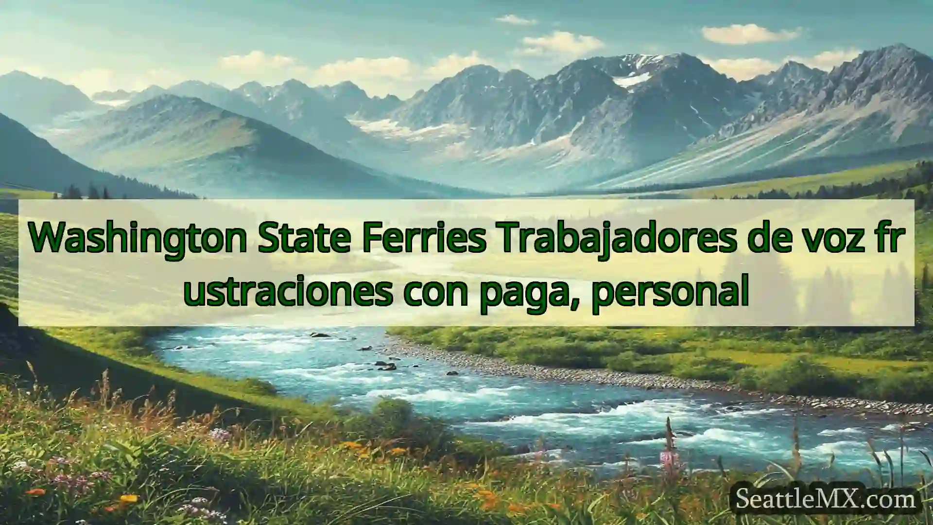 noticias de seattle Washington State Ferries