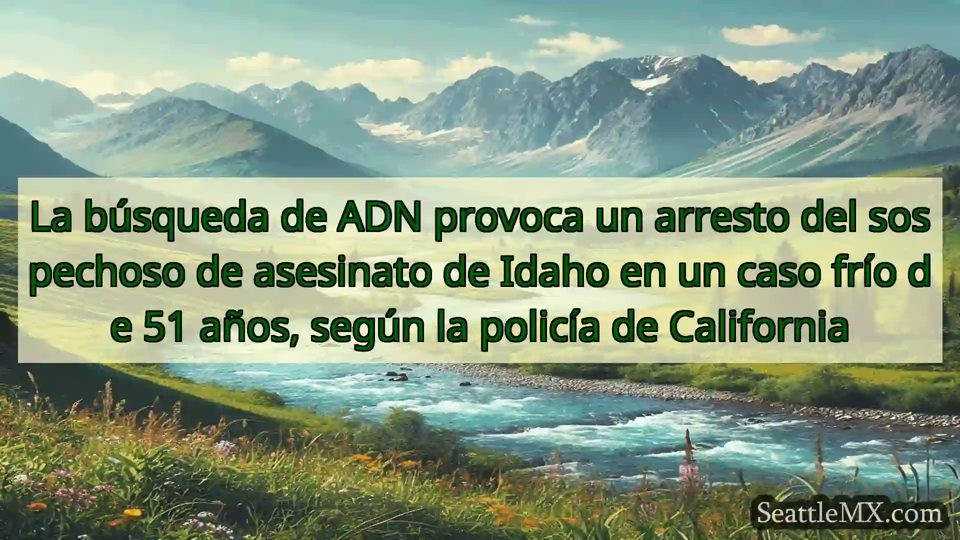 noticias de seattle La búsqueda de ADN provoca un