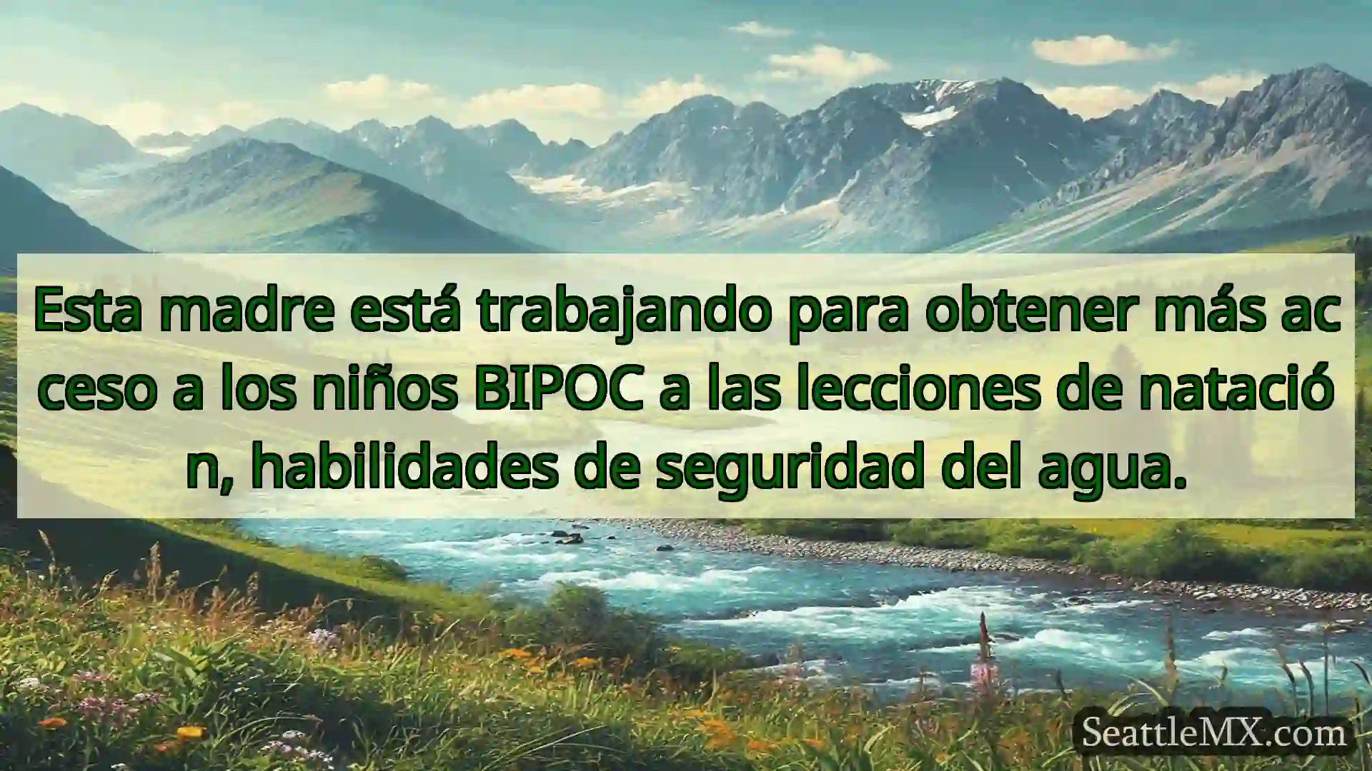 noticias de seattle Esta madre está trabajando para