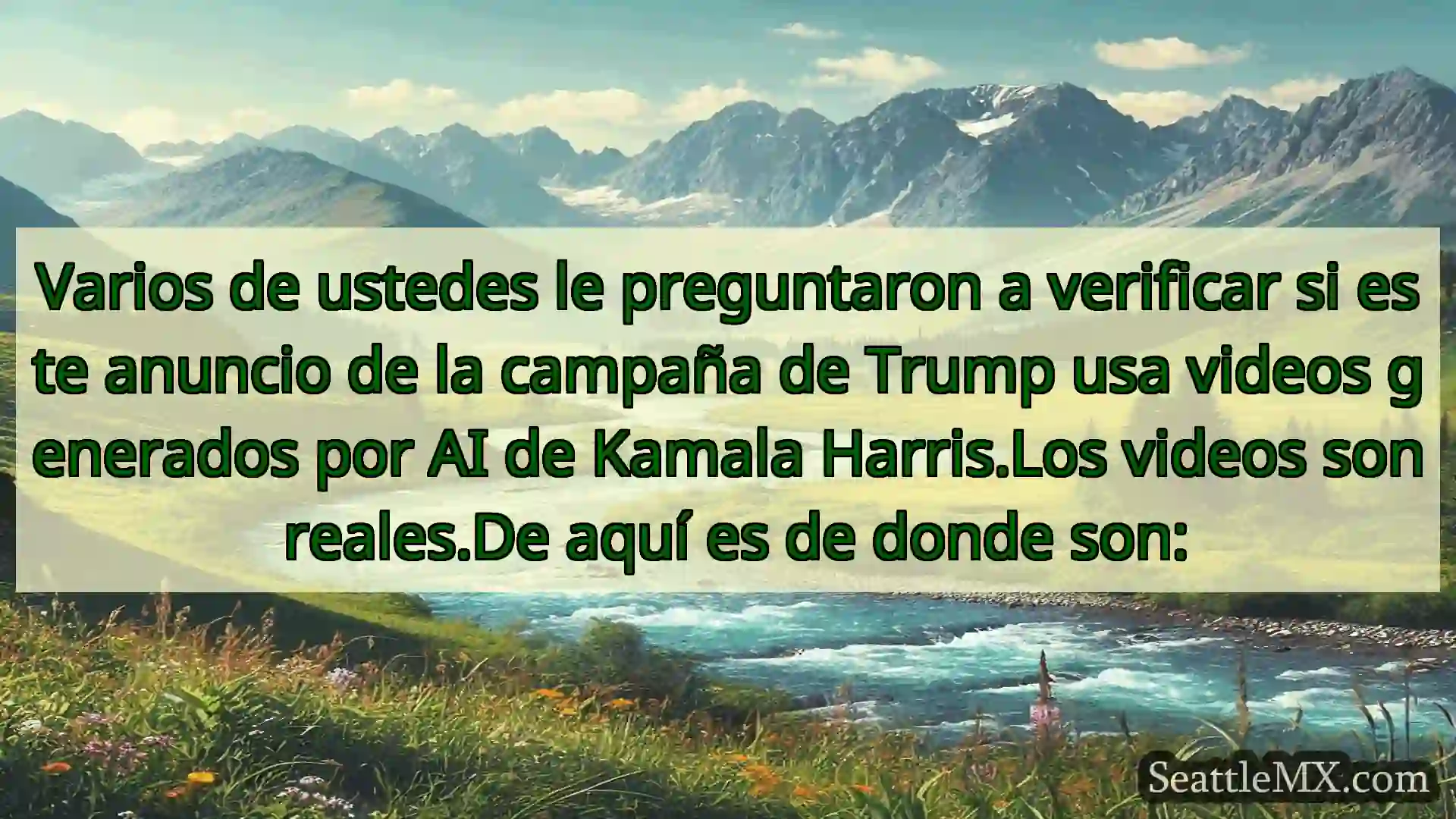 noticias de seattle Varios de ustedes le preguntaron a