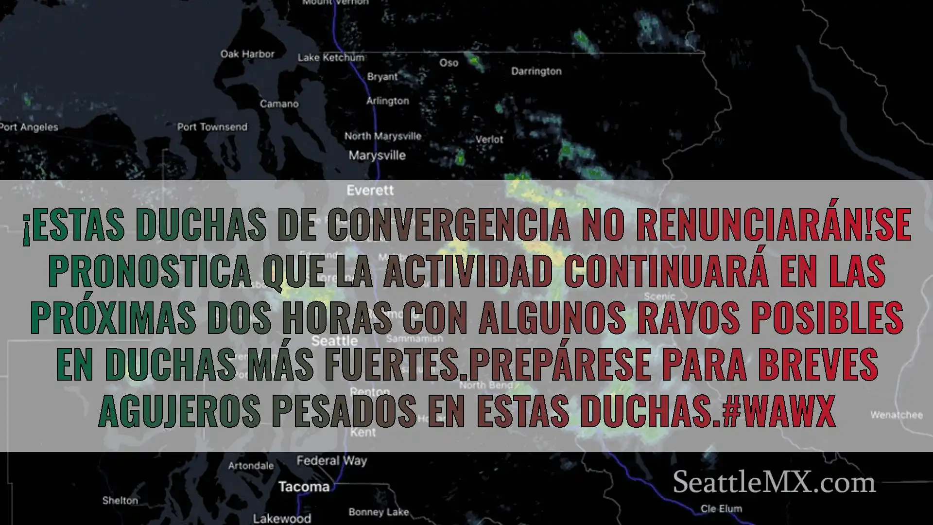 noticias del tiempo en seattle ¡Estas duchas de convergencia no