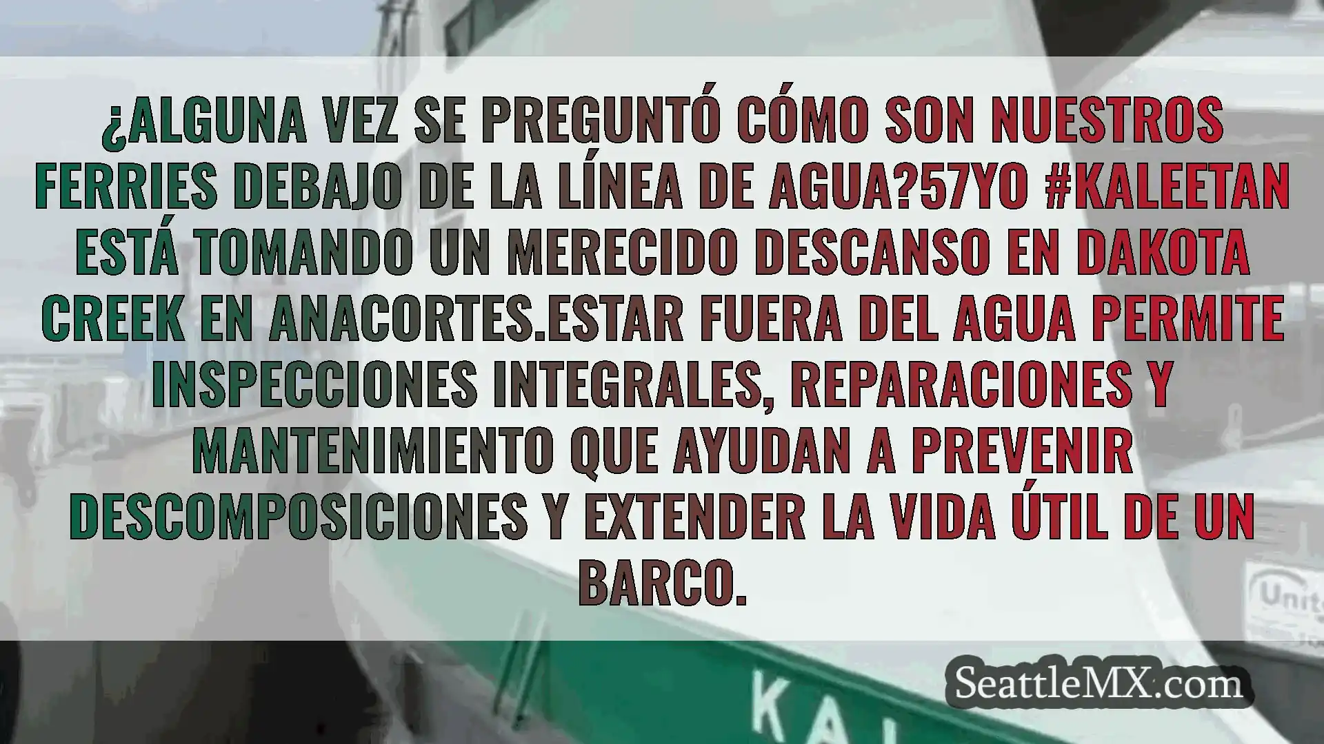 noticias del ferry de seattle ¿Alguna vez se preguntó cómo son