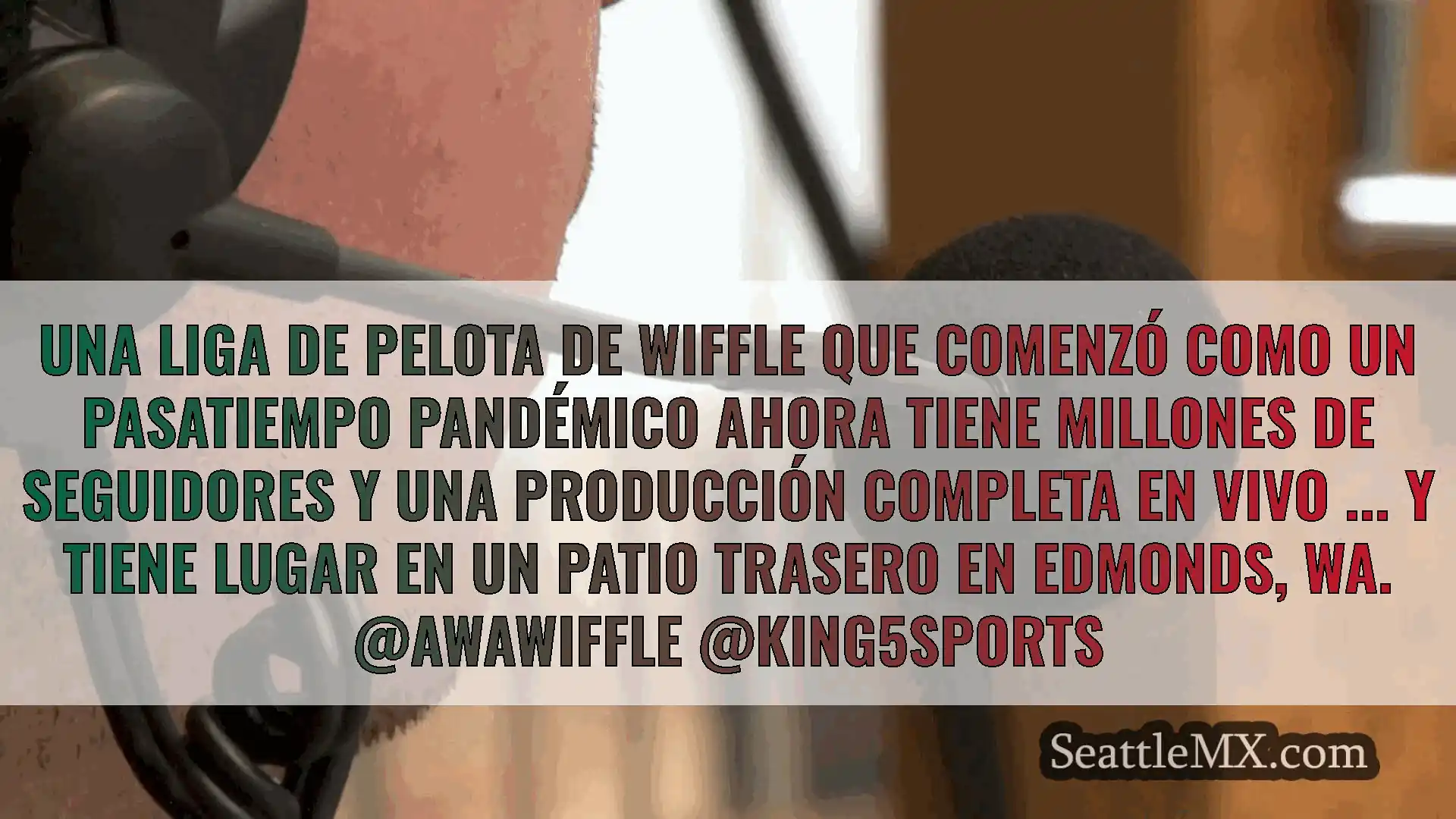 noticias de seattle Una liga de pelota de wiffle que