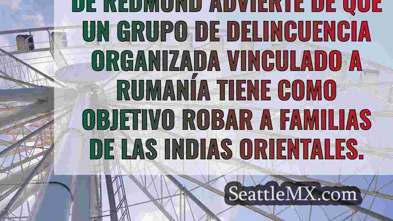 La policía de Redmond advierte de la