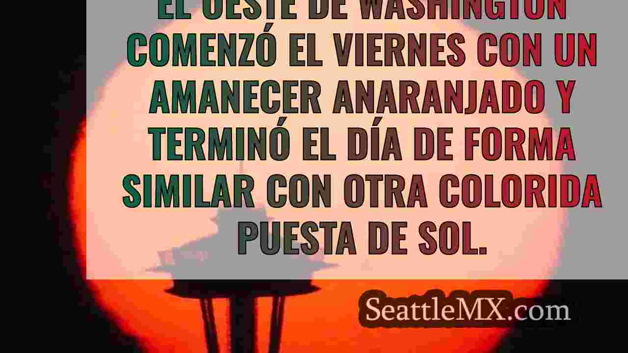 El cielo del oeste de Washington