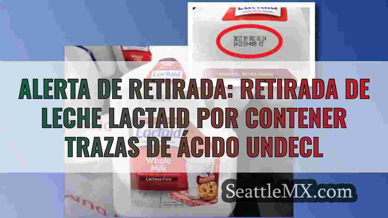 Alerta de retirada: retirada de leche