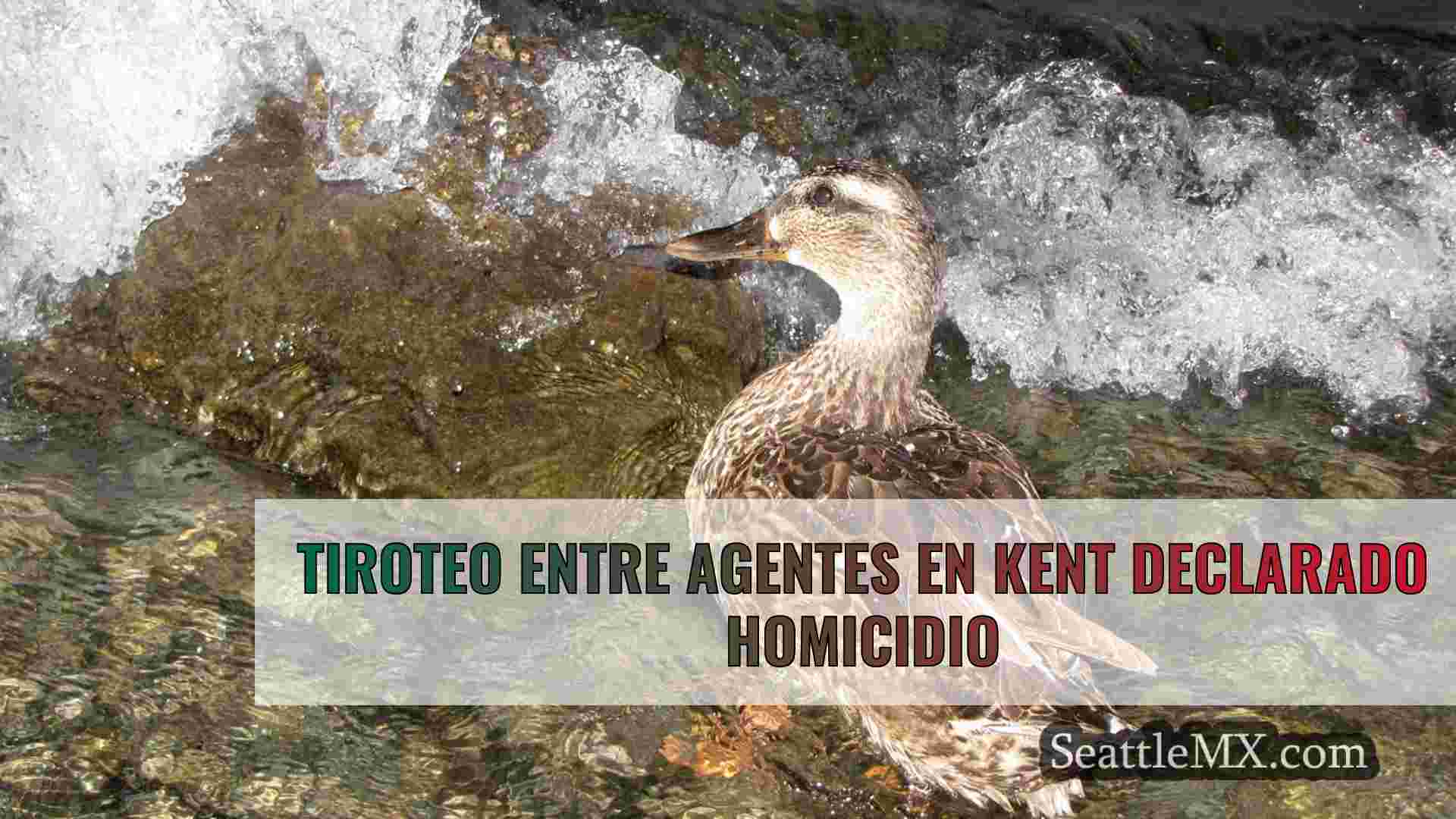 Tiroteo entre agentes en Kent declarado
