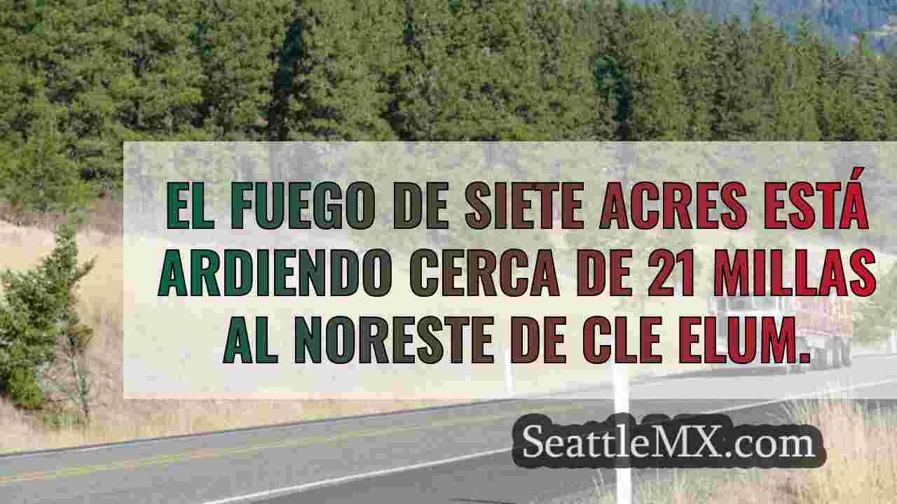 Un incendio forestal cierra la