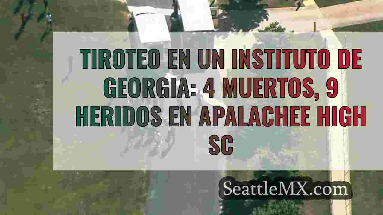 Tiroteo en un instituto de Georgia: 4
