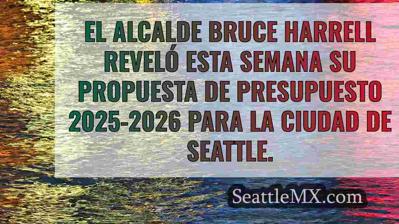 El alcalde de Seattle destina 916