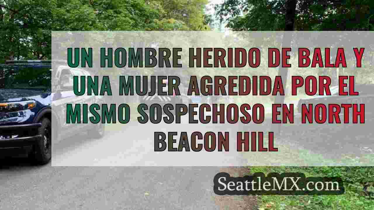 Un hombre herido de bala y una mujer