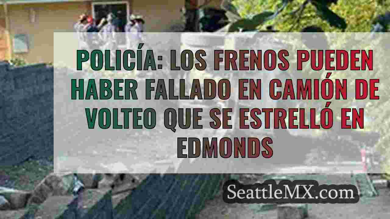 Policía: los frenos pueden haber
