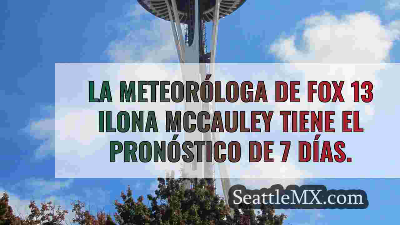 Tiempo en Seattle: Lluvia, vientos con