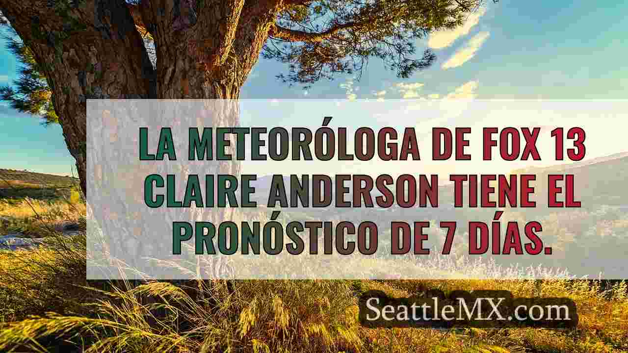 El tiempo en Seattle: Nubes por la