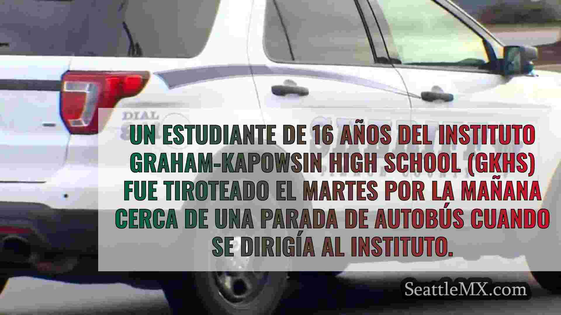 Un estudiante de Graham-Kapowsin de 16