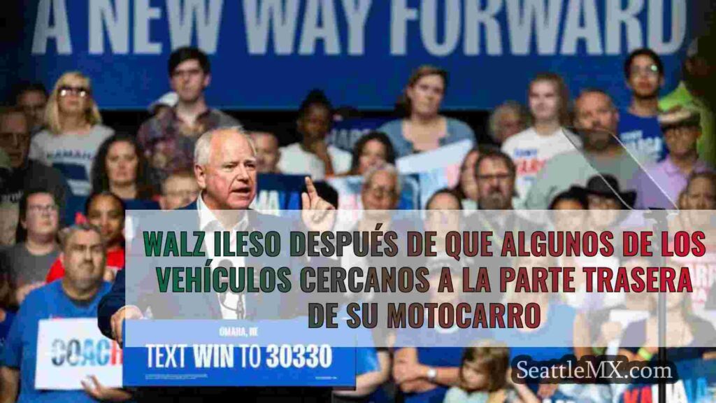 Walz sale ileso de un accidente en